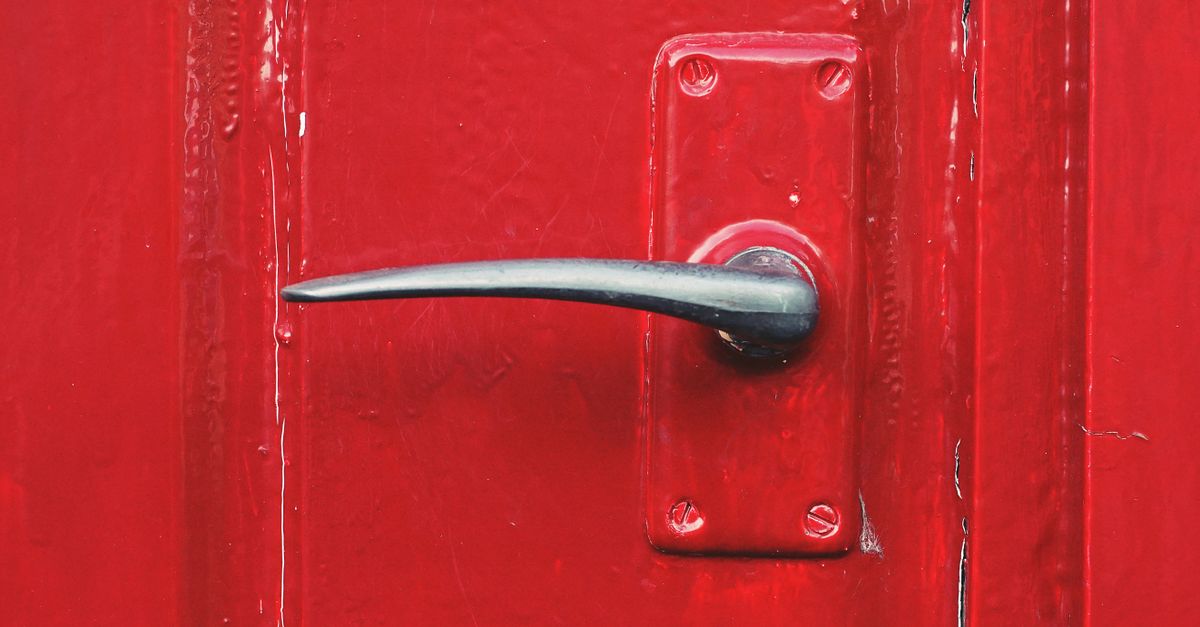 locksmith unlocking front door — Toms River Locksmiths